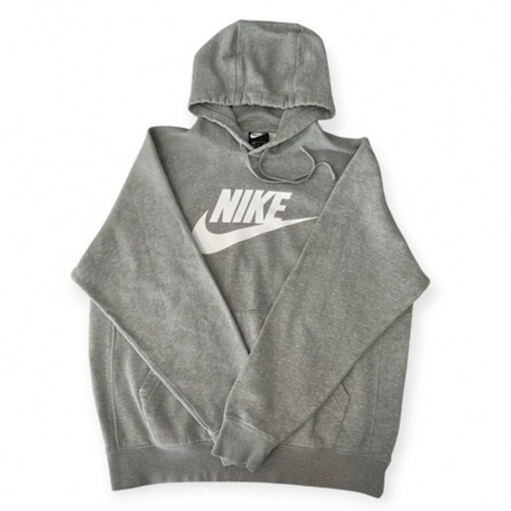 Nike Hoodie Pullover Heather Gray Excellent Large Mens